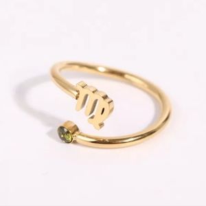 Gold Virgo Birthstone Ring
